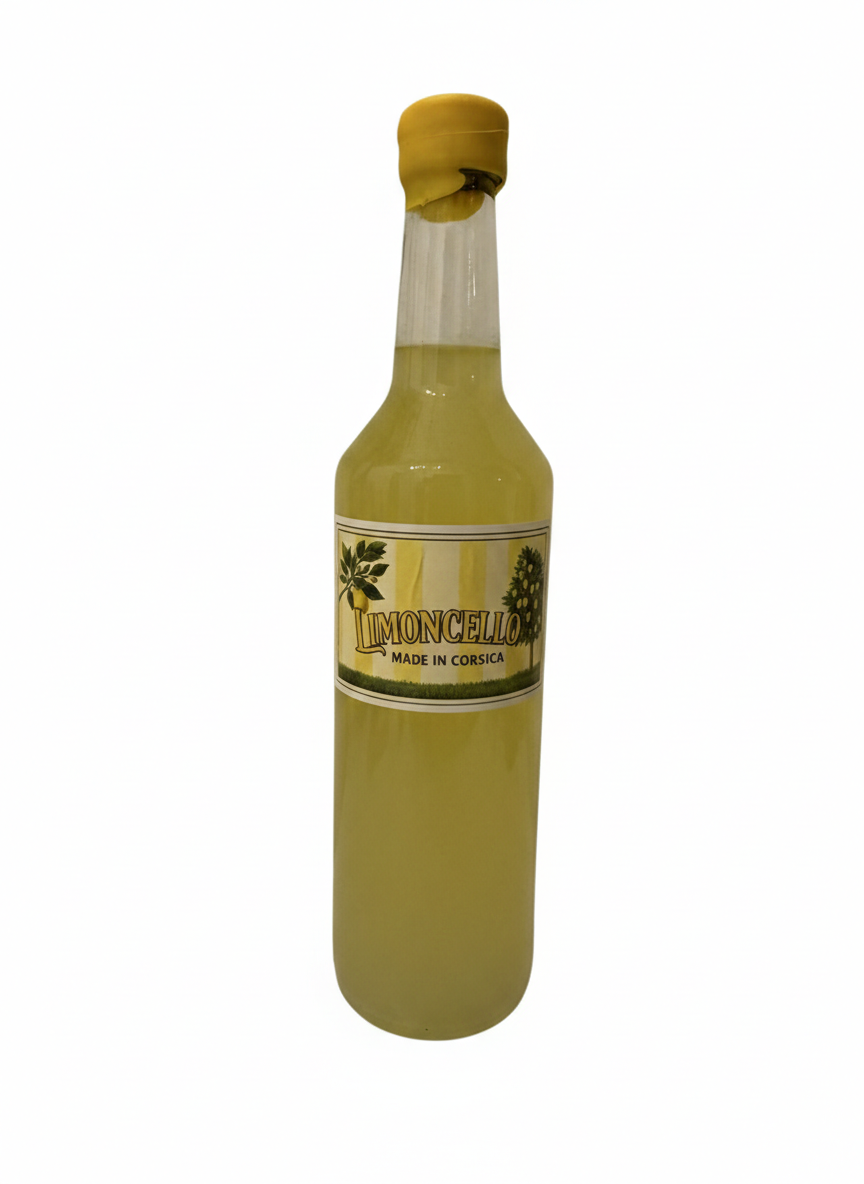 Limoncello fait maison - 0,5L - Citrons bio de Corse