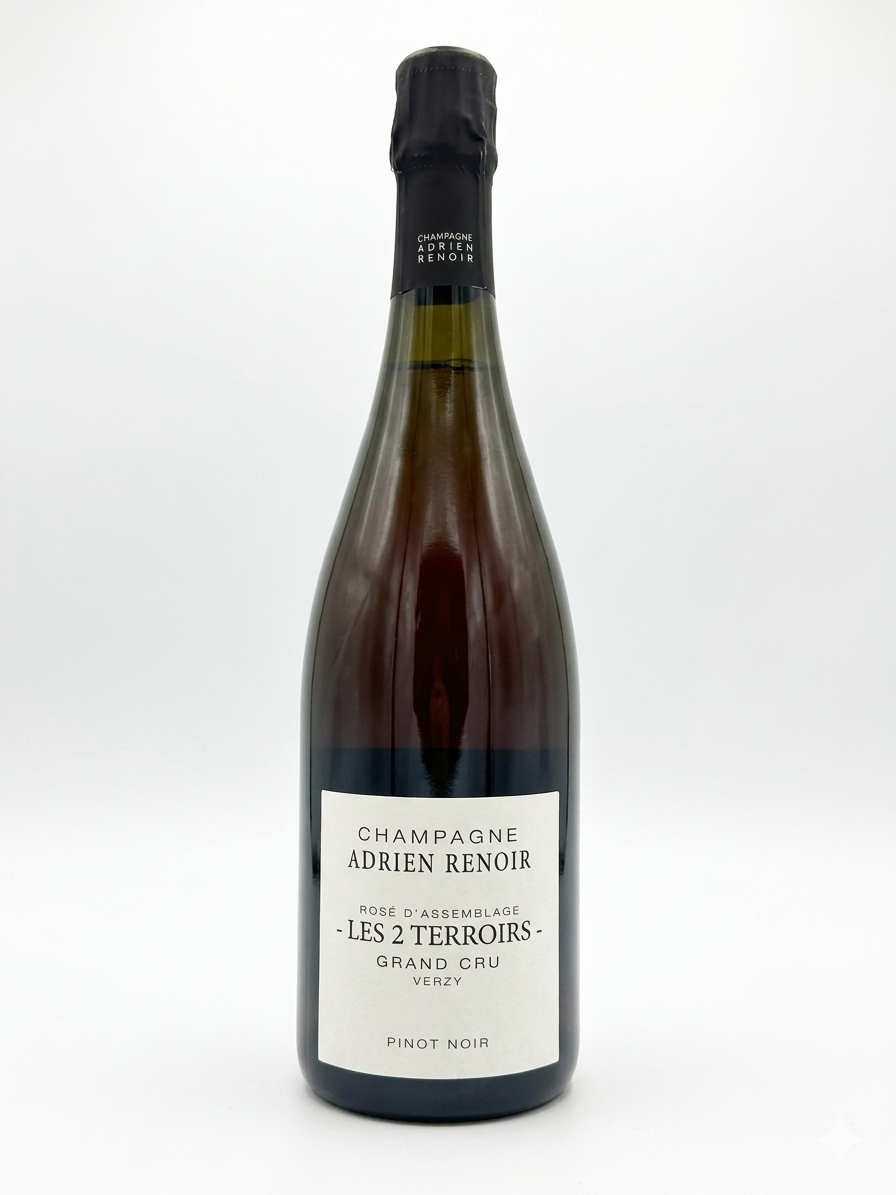 Domaine Adrien Renoir - Les 2 terroirs - Champagne rosé 75cl