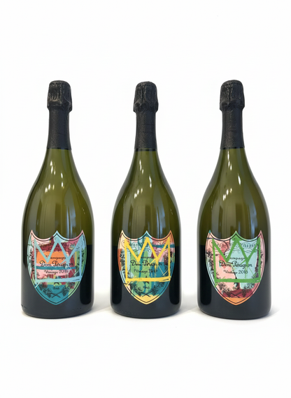Dom pérignon - Coffret complet Basquiat Vintage 2015 - Champagne 3*75cl