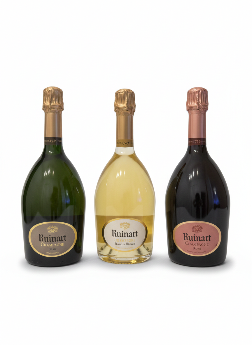 Coffret Ruinart caisse en bois - 6 bouteilles - Champagne 6*75cl