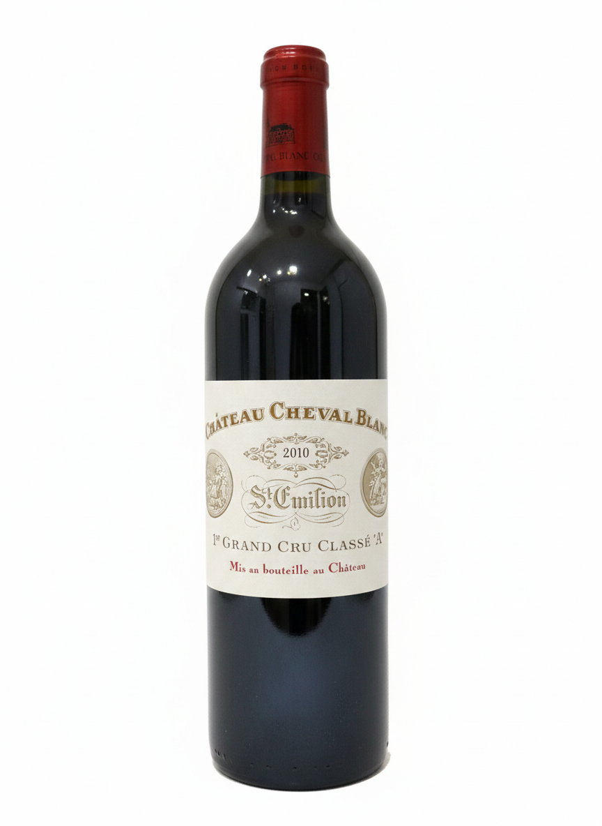 Chateau cheval blanc 2010 - Saint-Emilion 1er grand cru classé A - Rouge 75cl